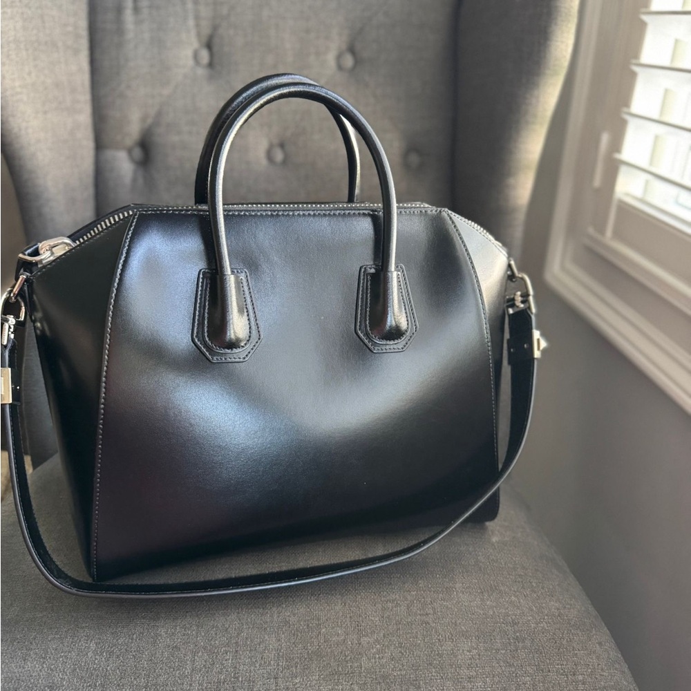 Givenchy Black Leather Satchel - Picture 3 of 16